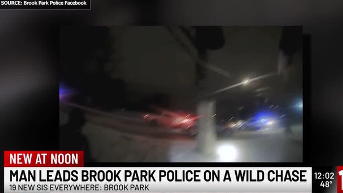 Man leads Brook Park police on wild chase | Haystack News
