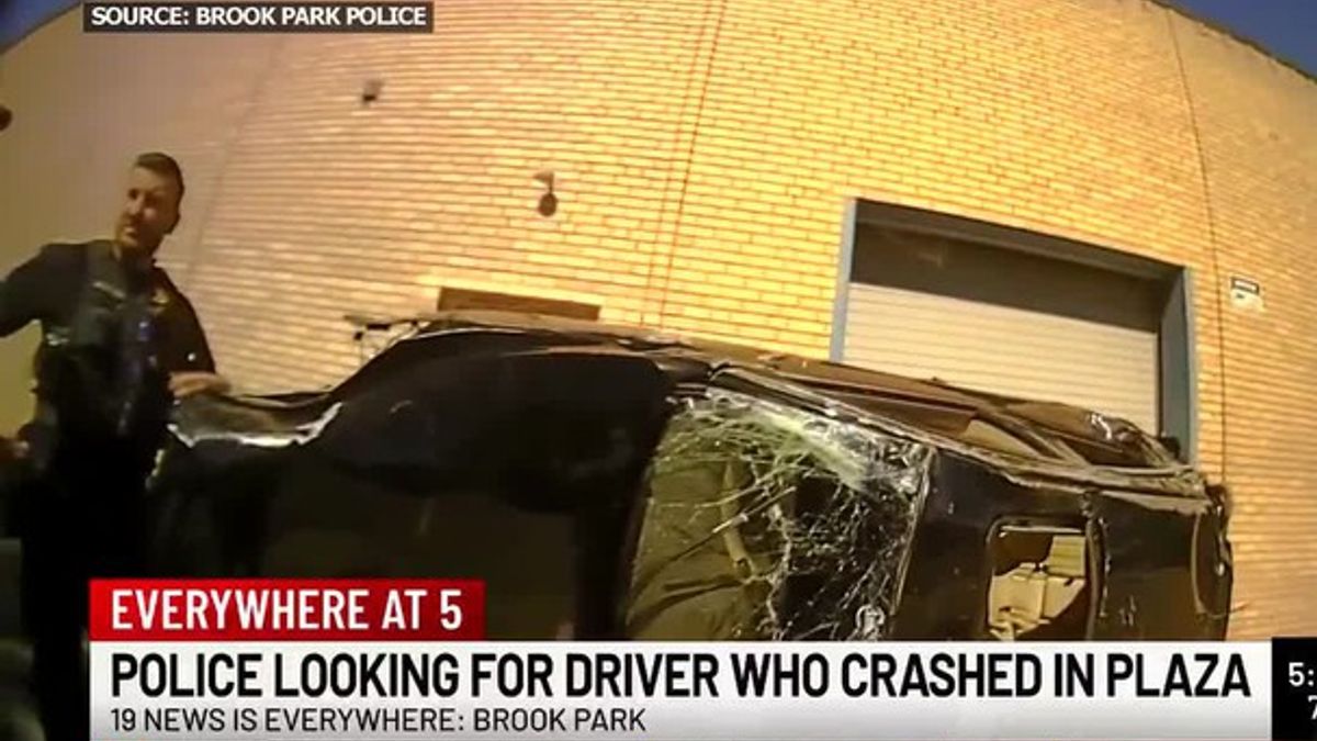 Brook Park police chase ends in car crash and suspect getting away ...