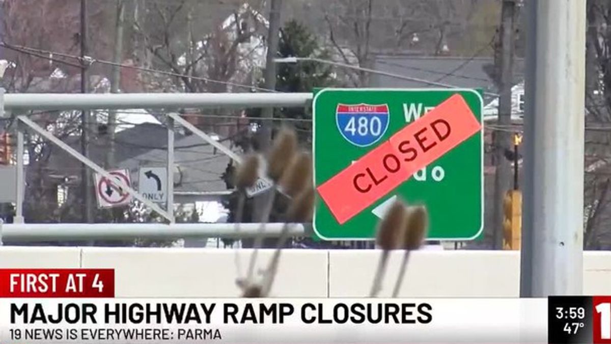2 major highway ramp closures in Northeast Ohio | Haystack News