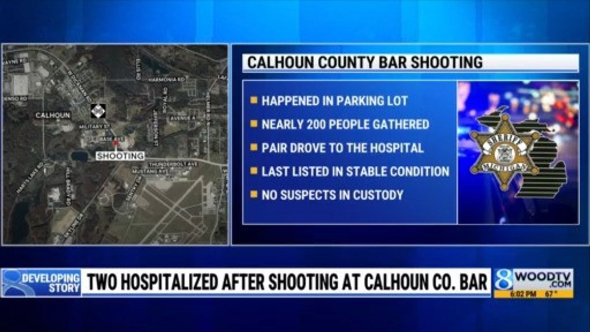 Two hospitalized after shooting at Calhoun Co. bar | Haystack News