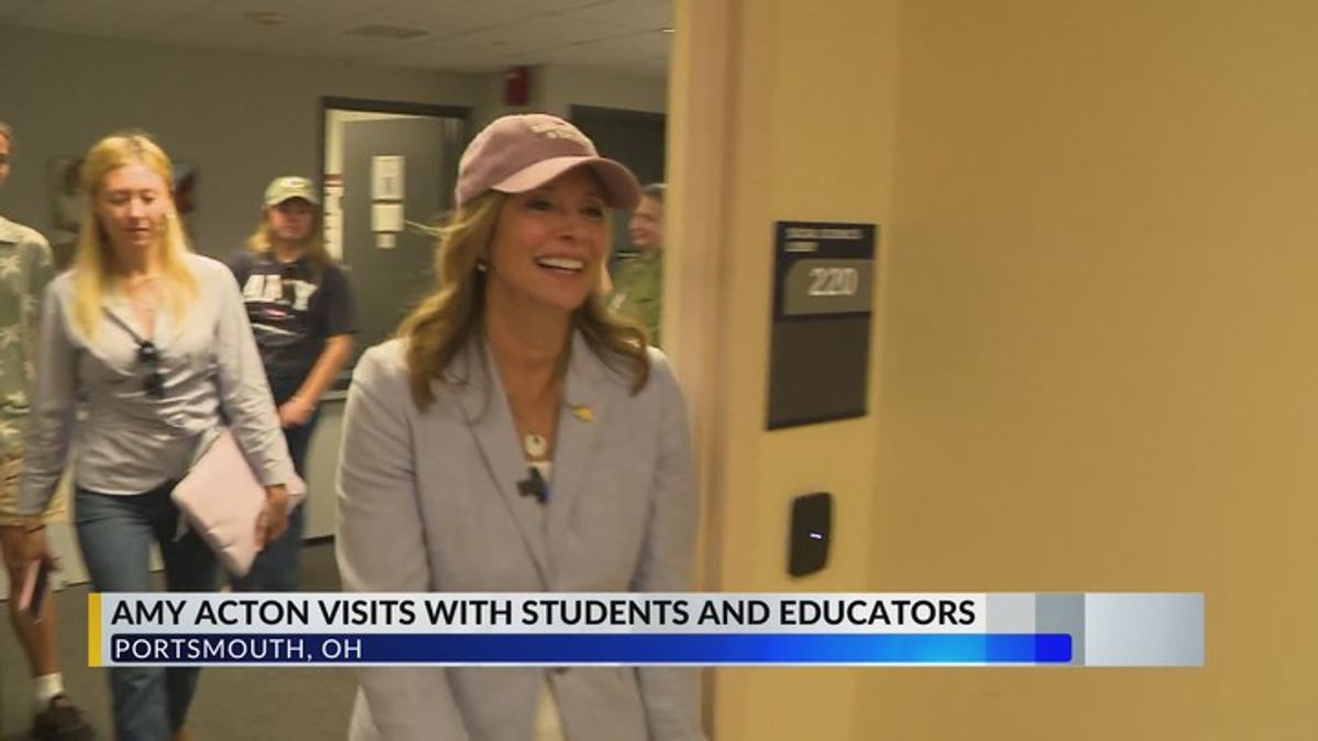 Amy Acton visits with students and educators in Southeast Ohio ...
