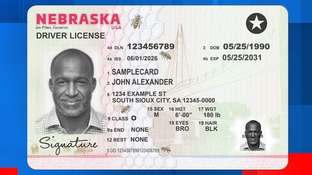 Nebraska DMV unveils newly redesigned driver license, state ID cards ...
