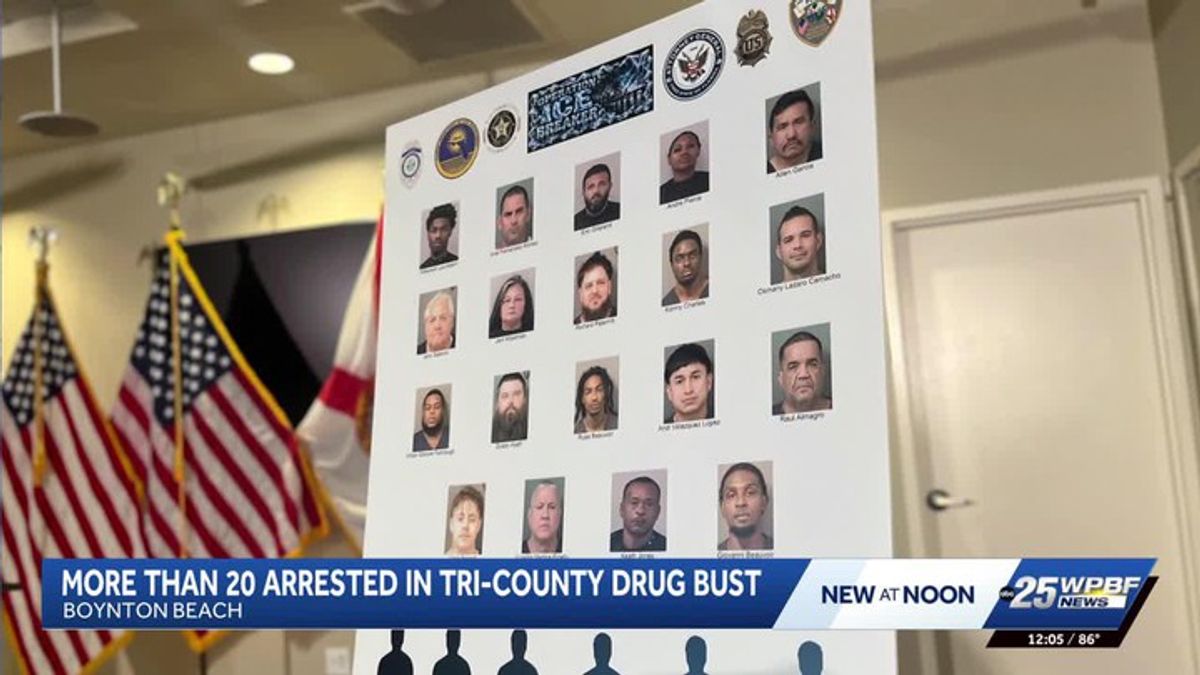 Florida drug bust leads to 25 arrests and seizure of fentanyl, meth and ...