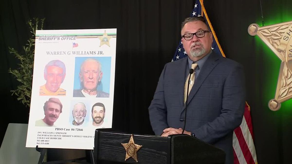 Palm Beach County Sheriff's Office names Warren Gilbert Williams Jr. as ...