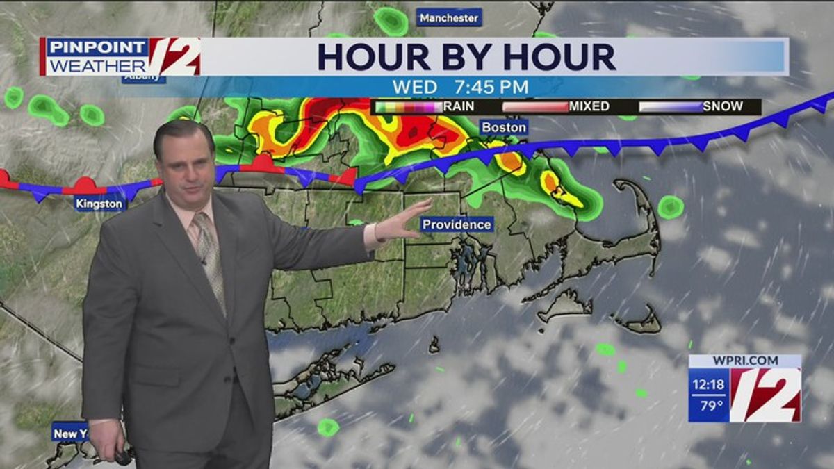 WPRI 12 Weather Forecast for 4/14/26: Warm this afternoon; showers and ...