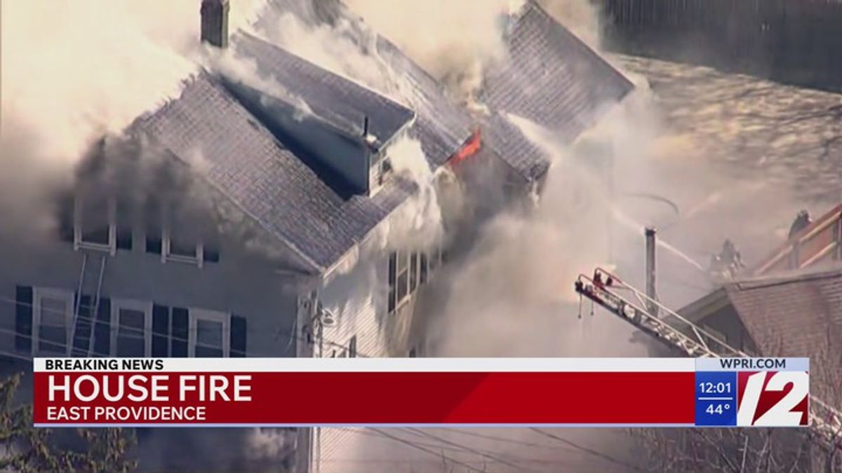 Crews battle triple decker fire in East Providence | Haystack News