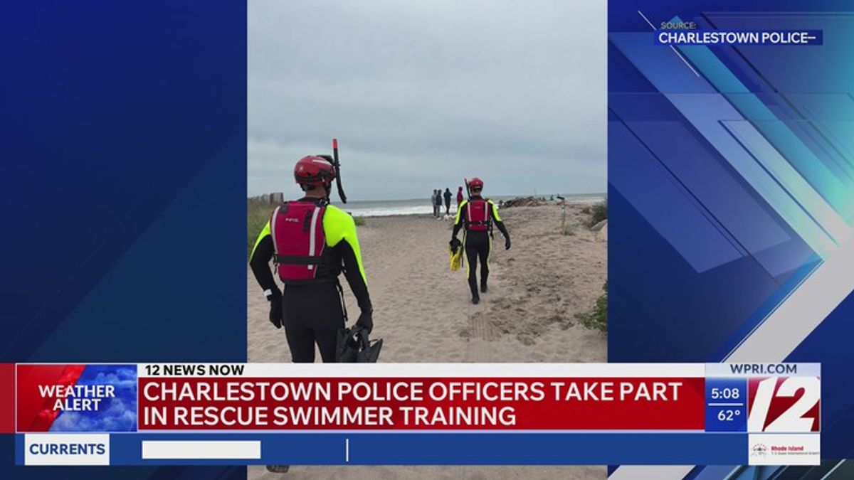 Charlestown Police Officers take part in rescue swimmer training ...