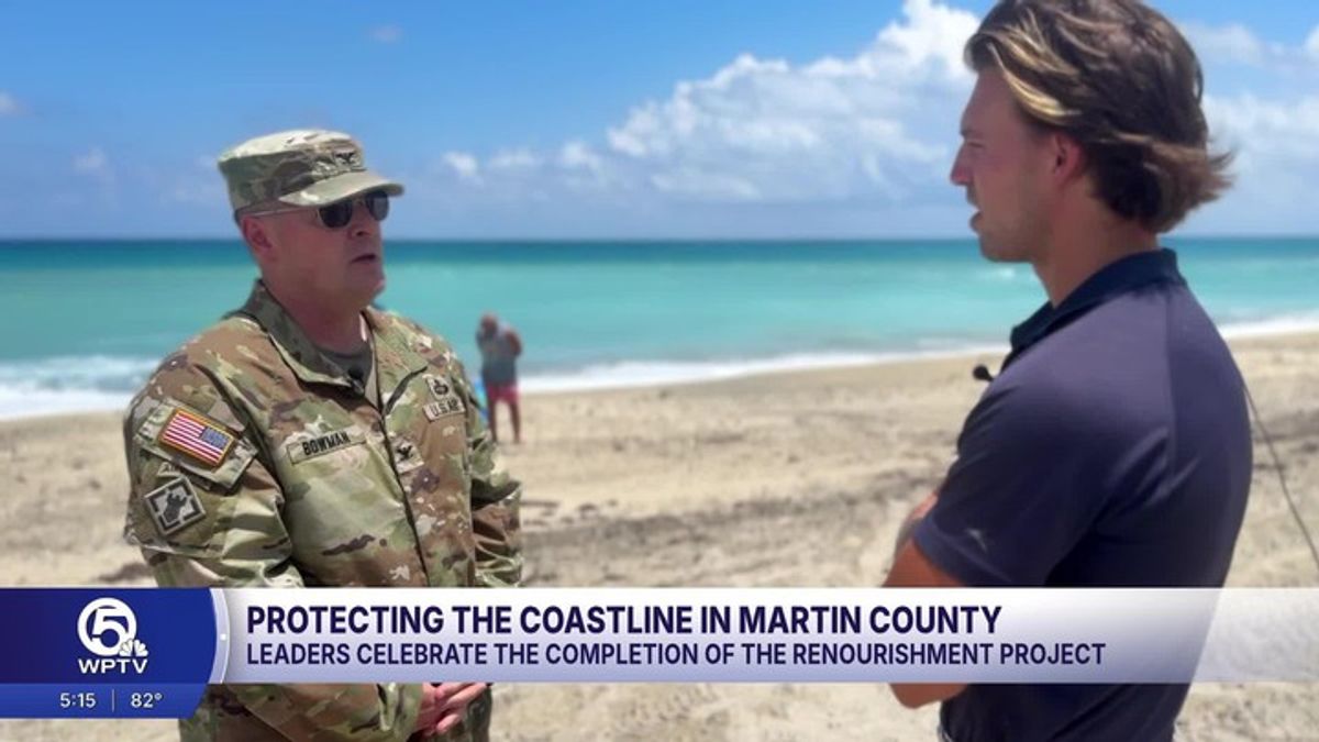Martin County nears completion of a $15 million beach renourishment ...