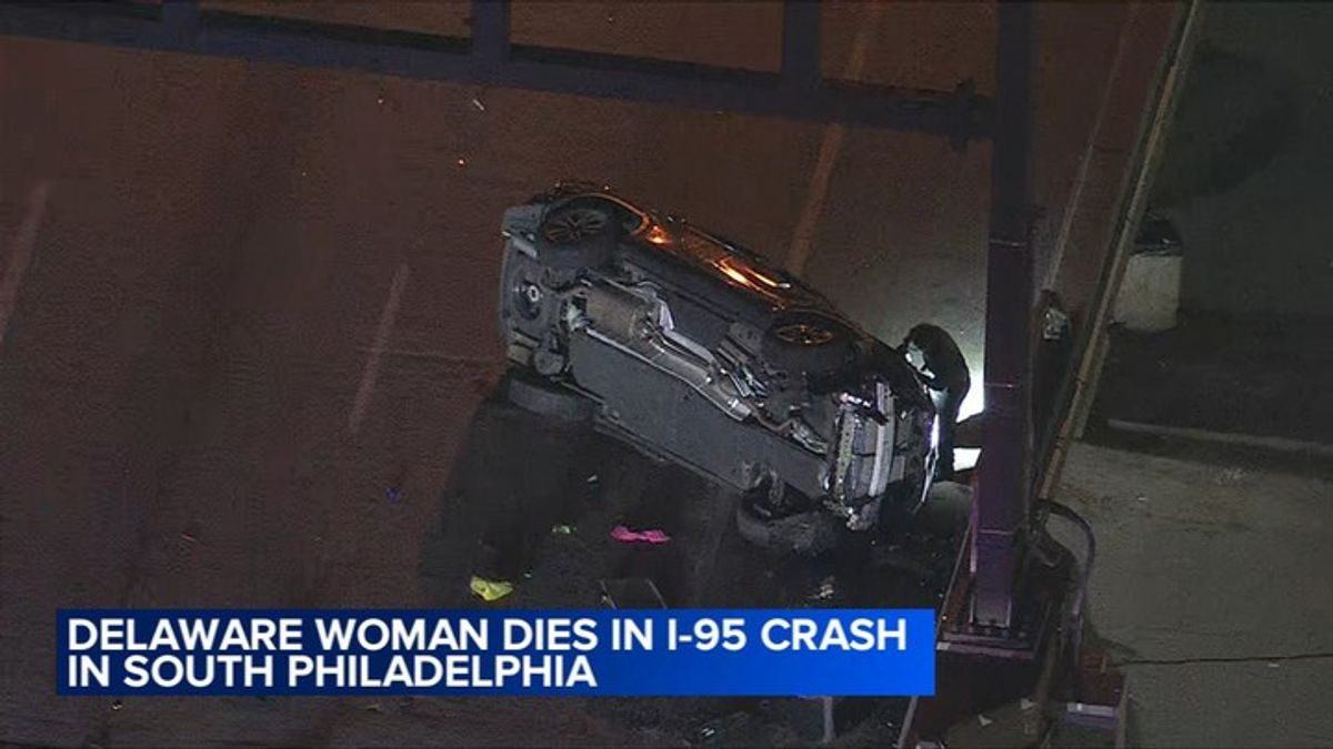 Woman killed in rollover crash on I‑95 in South Philadelphia; 4-year ...