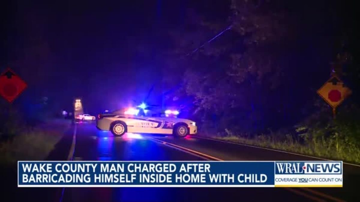 Wake County man charged after barricading himself inside home with ...