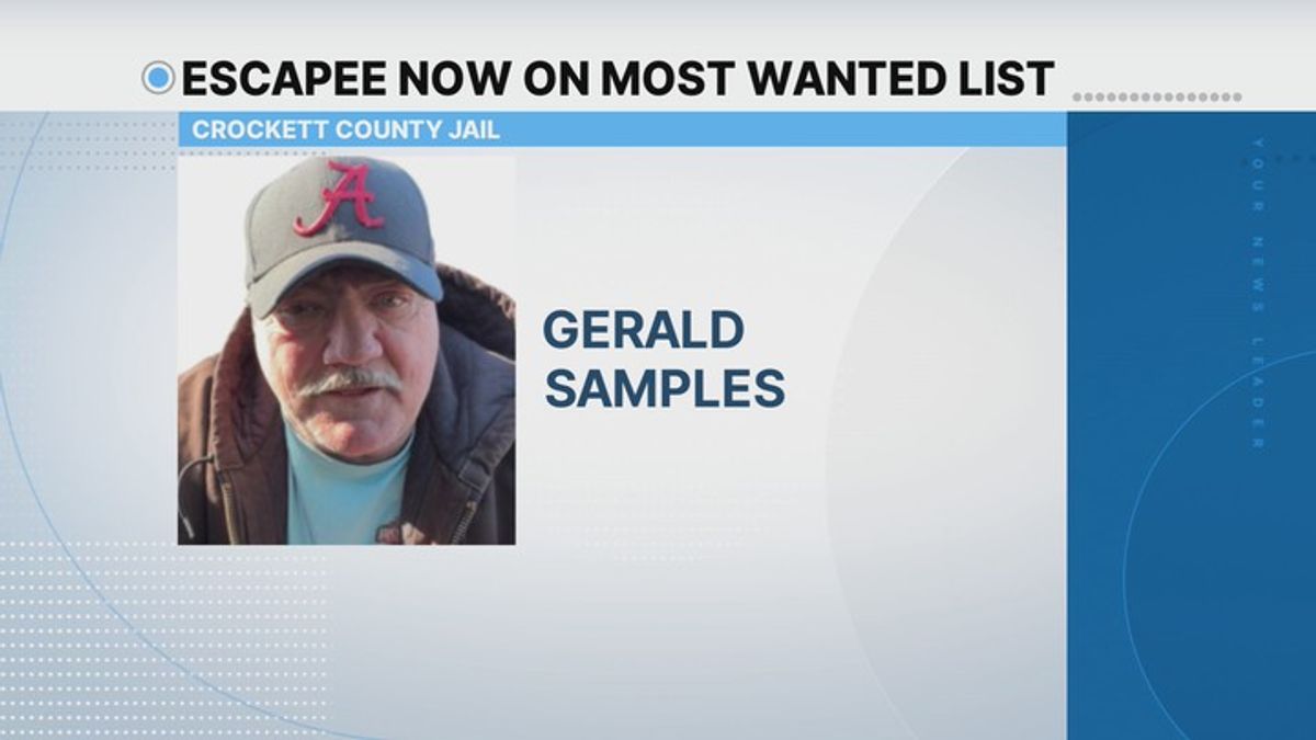 West TN jail escapee now on TBI's Most Wanted list | Haystack News