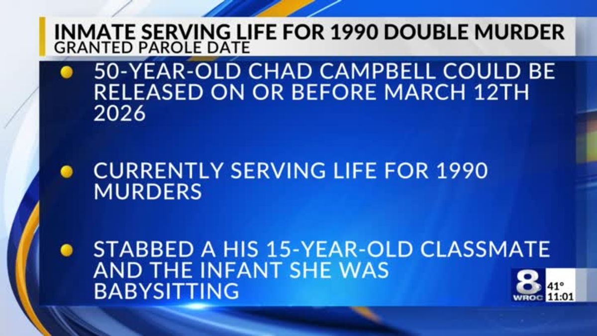 Inmate serving life for 1990 double murder granted parole date ...
