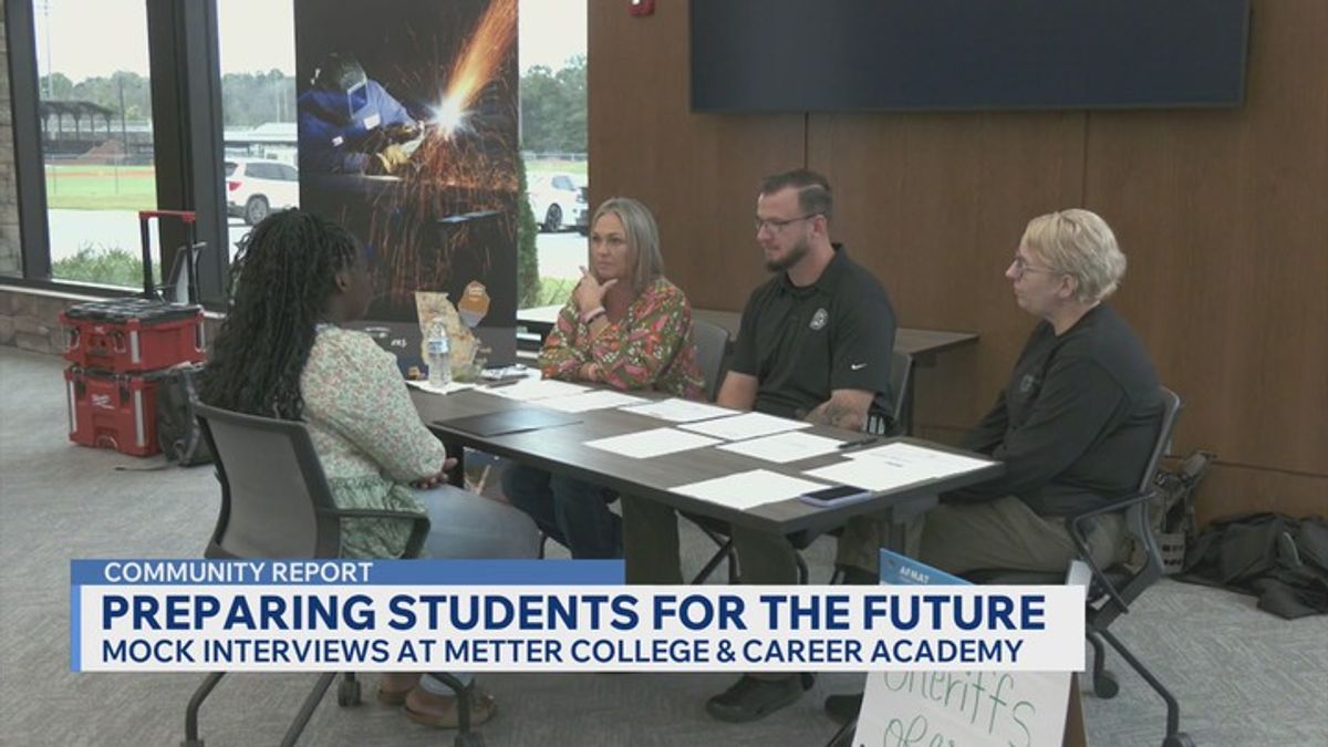 Metter College and Career Academy holds prepare students with mock ...
