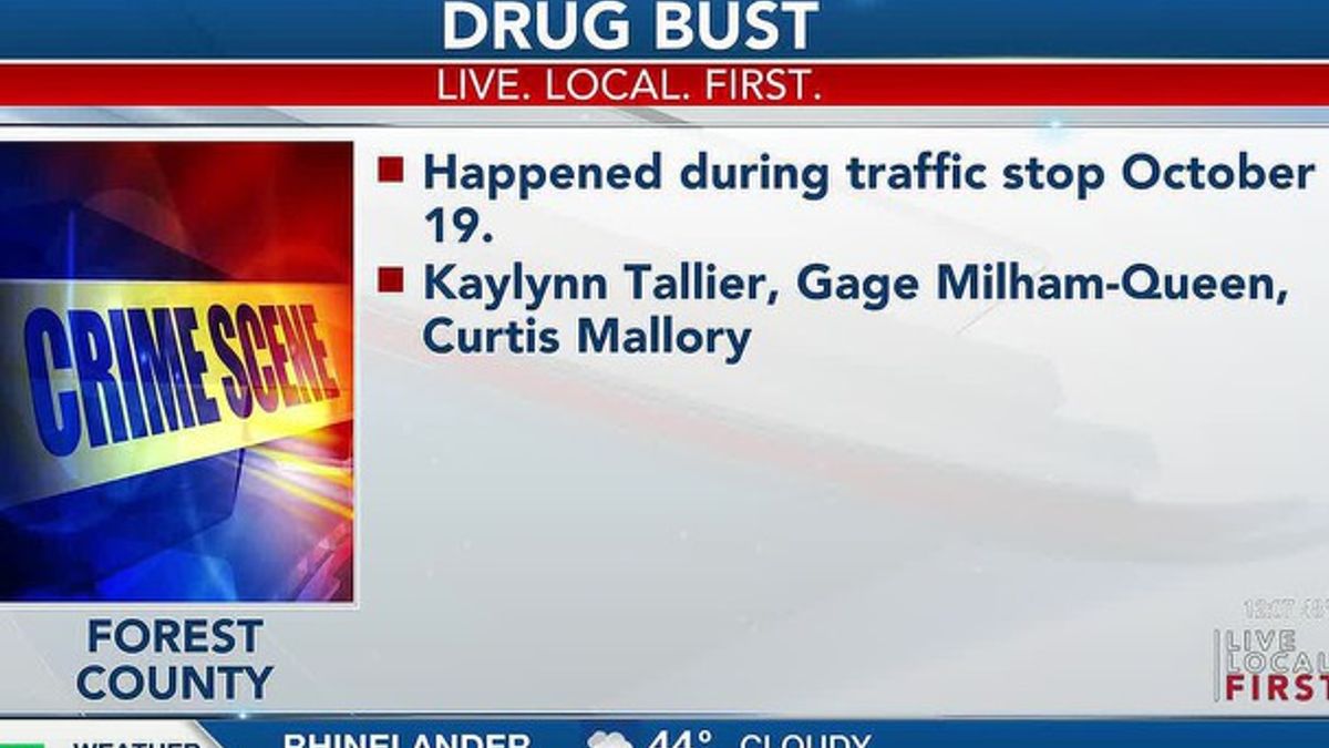 3 arrested in Forest County drug bust | Haystack News