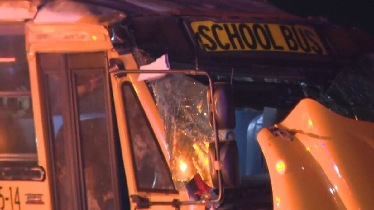 Students return to class after school bus crash; investigators still ...