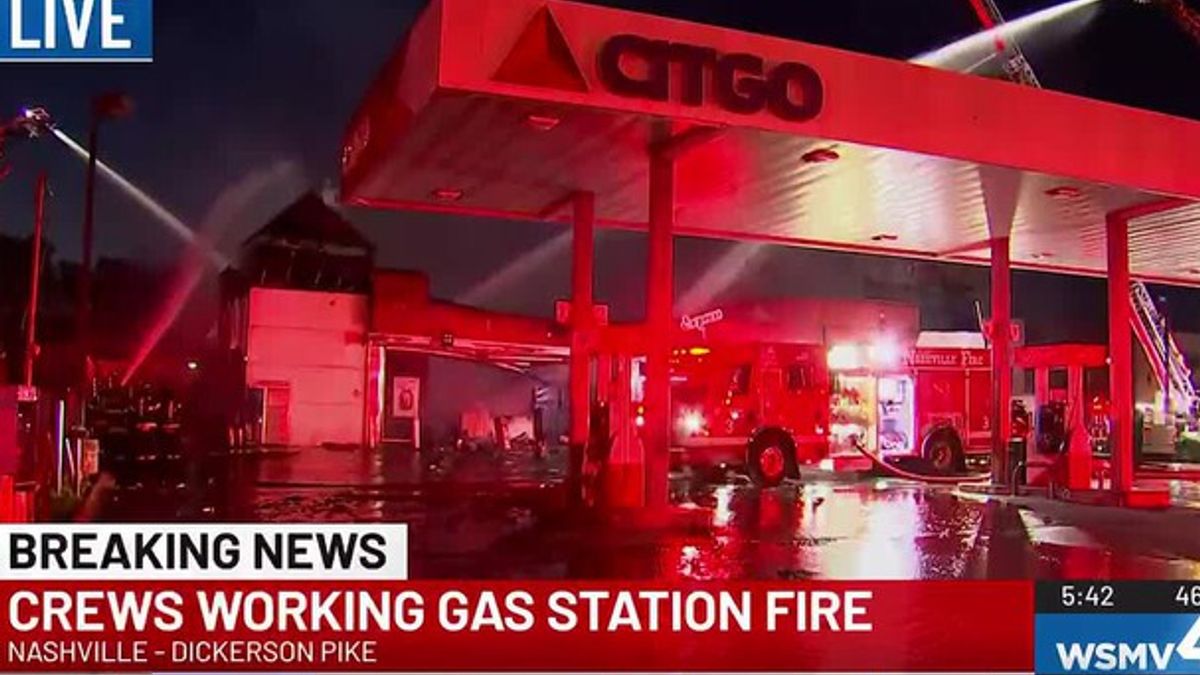 Gas station fire sparks in East Nashville | Haystack News