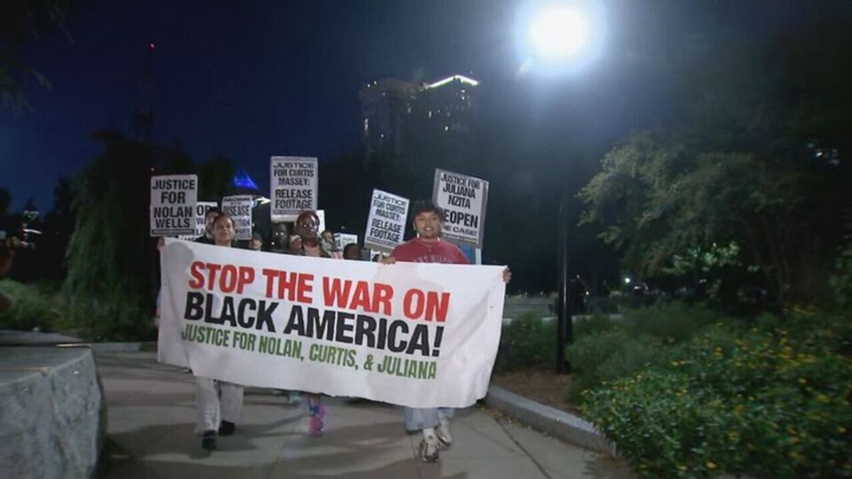 Rally erupts in uptown Charlotte over police misconduct allegations ...