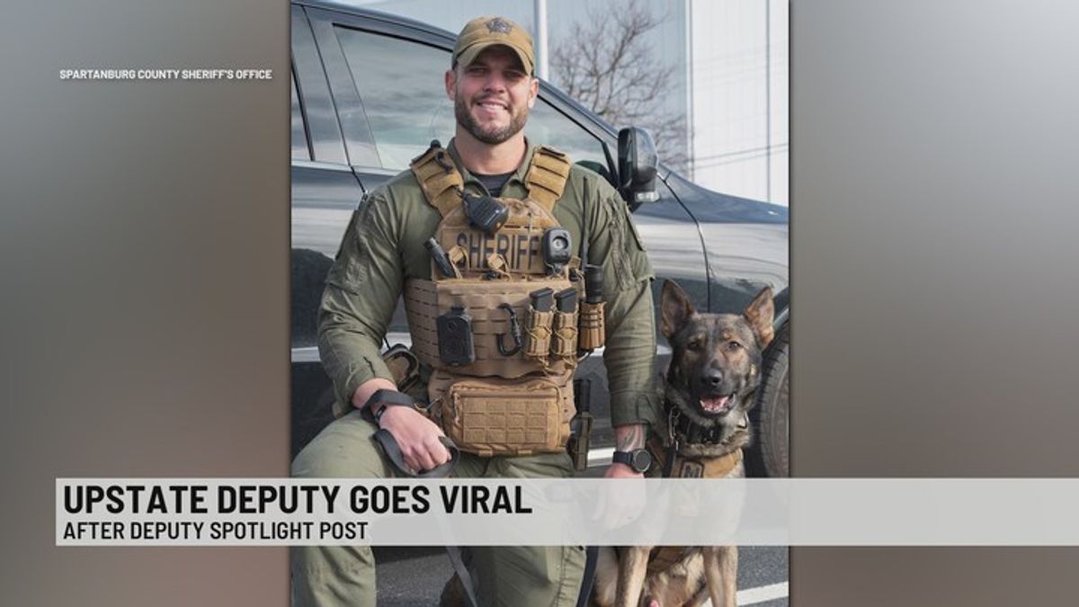 Spartanburg Co. Sheriff’s Deputy goes viral; the comment section steals ...