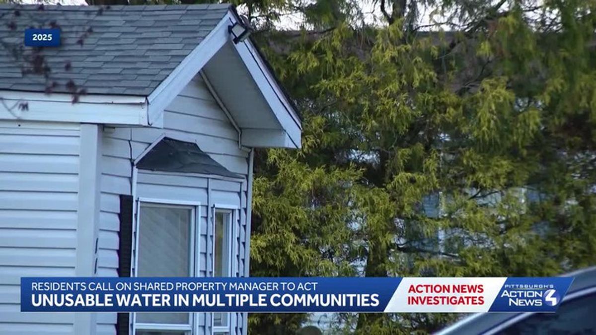 Residents frustrated by water issues at Beaver County mobile home park ...