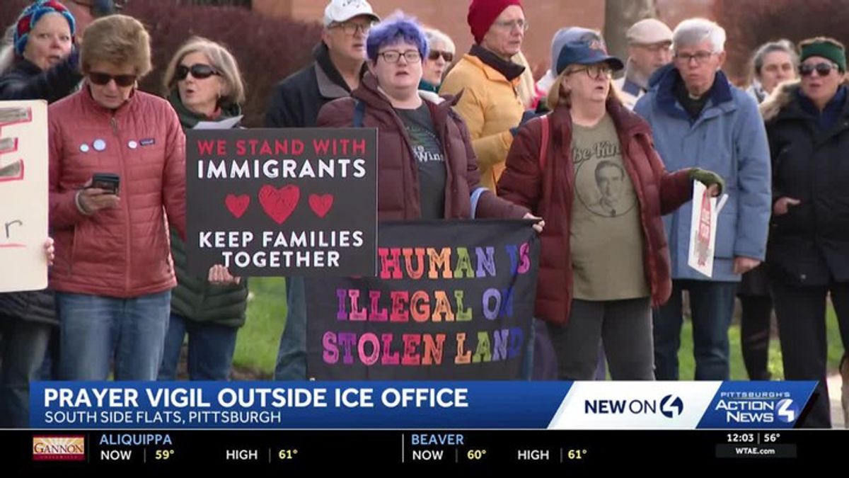 Mister Rogers-themed prayer vigil held outside Pittsburgh ICE office ...