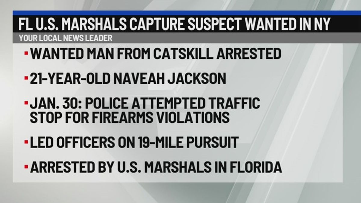 Wanted Catskill man arrested in Florida | Haystack News