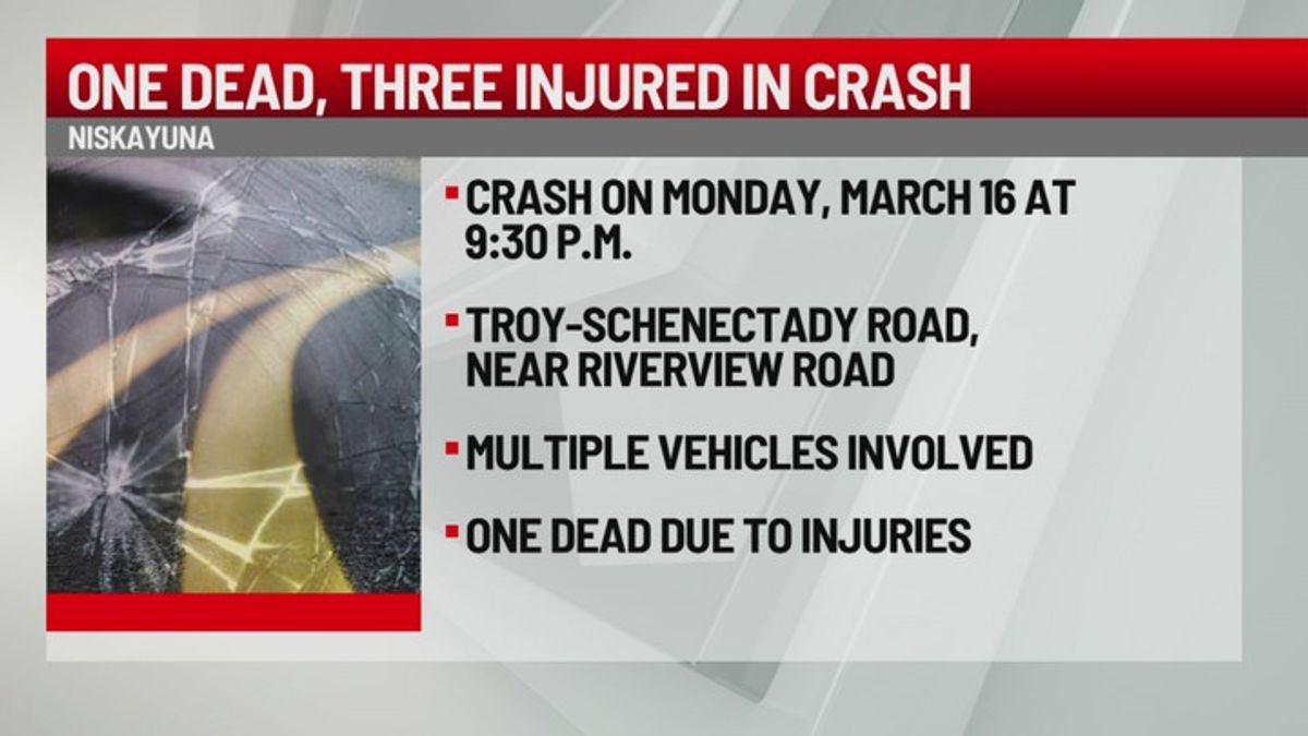 One dead, multiple injured in 4-car crash in Niskayuna | Haystack News
