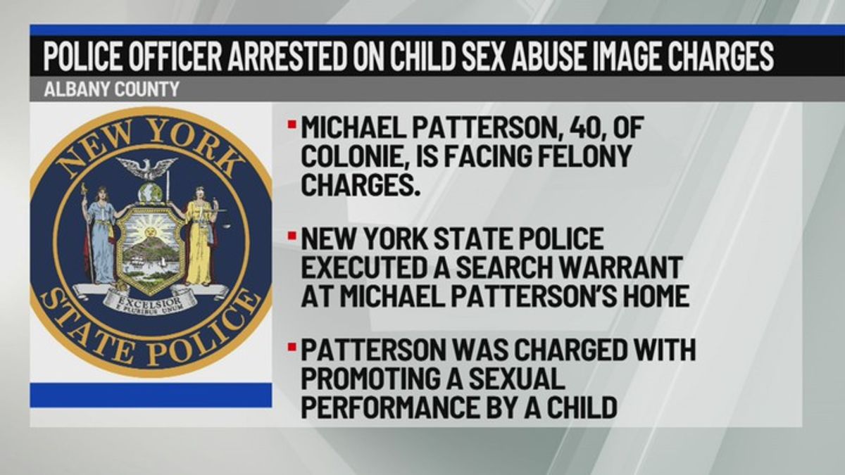 Police officer arrested on child sex abuse image charges in Albany ...
