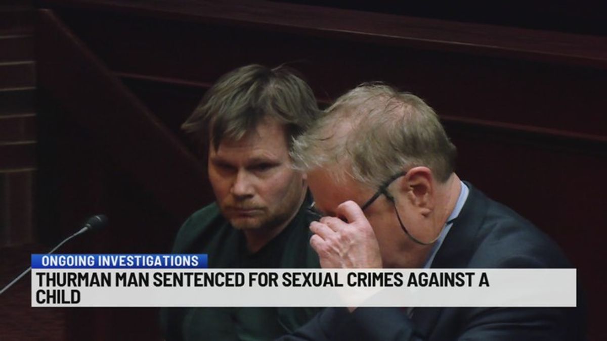 Thurman man sentenced for sex crimes against a child | Haystack News