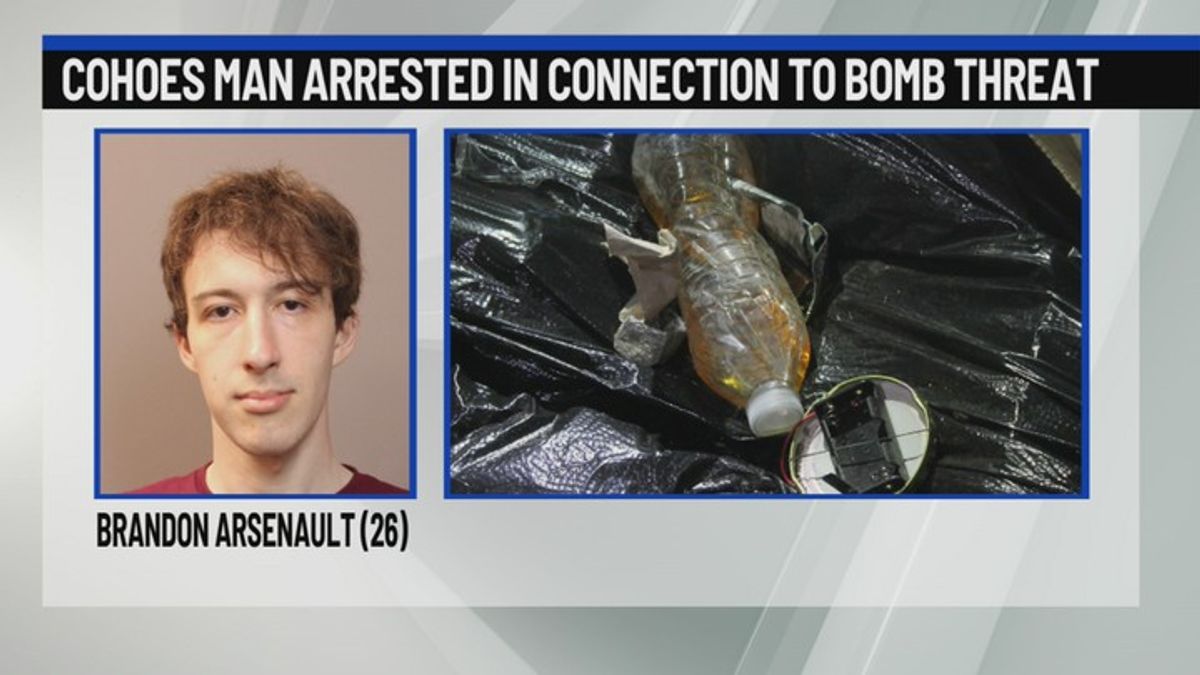 Cohoes Man arrested in connection to bomb threat in Colonie | Haystack News