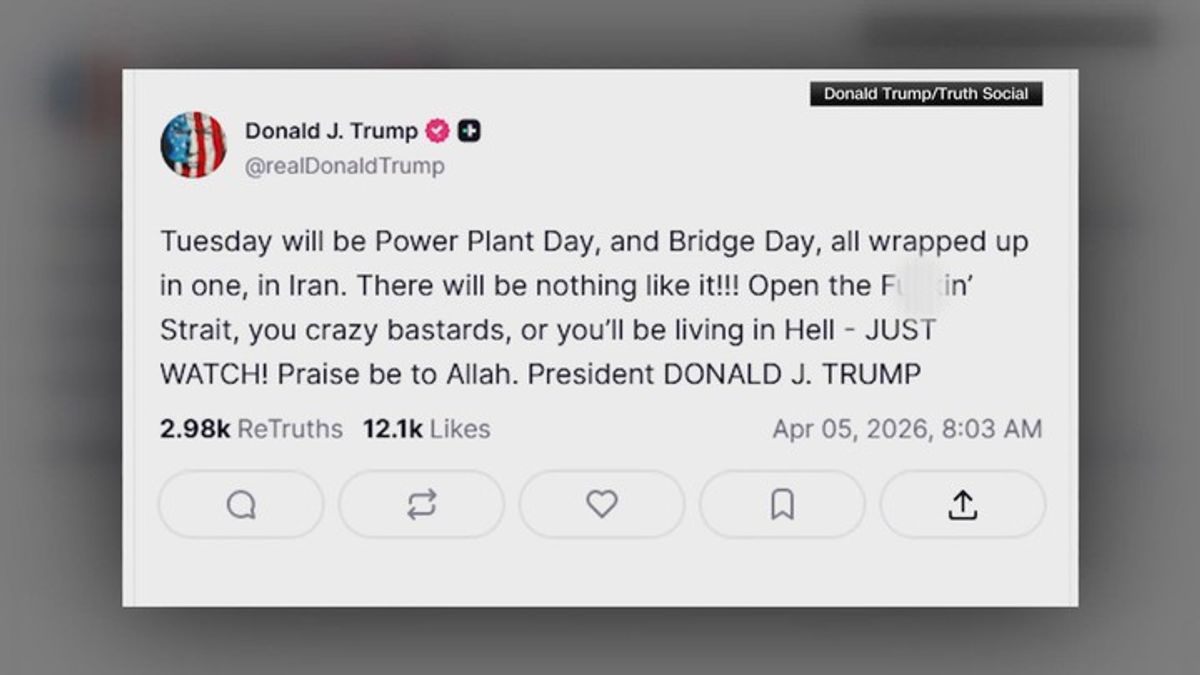 President Trump posts profanity-laced threat against Iran's ...