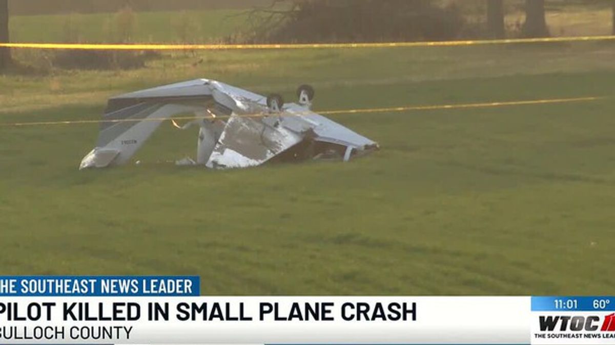 Pilot killed in single-engine plane crash near Statesboro, sheriff’s ...