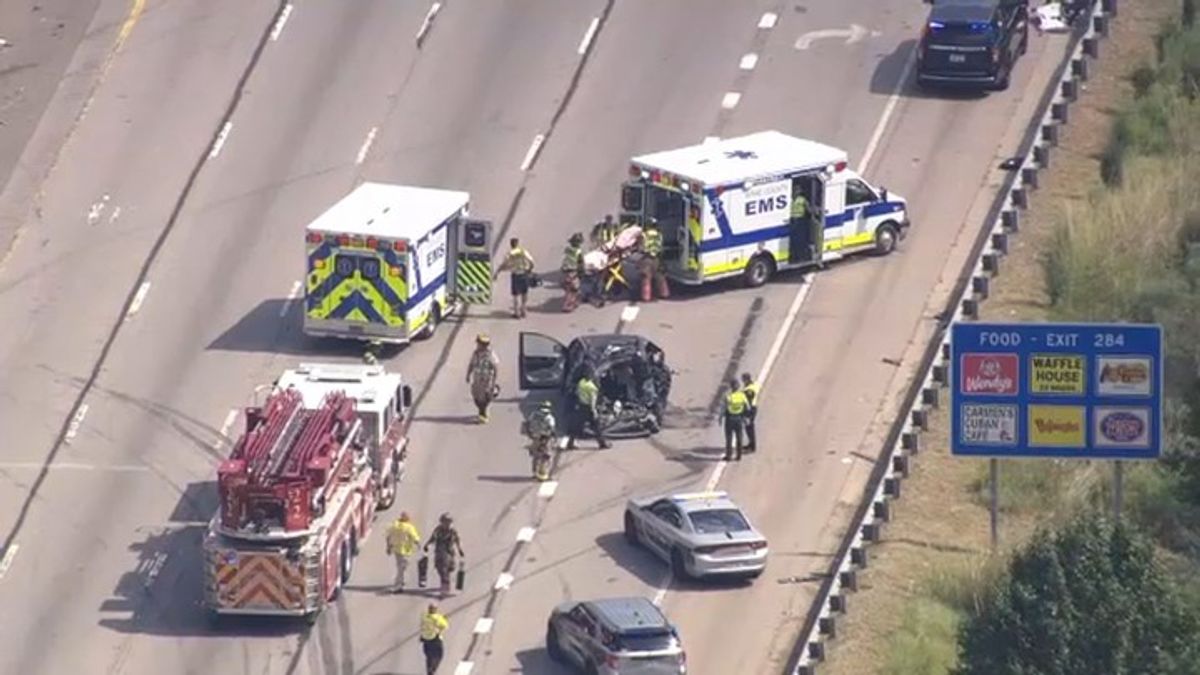 Multi-vehicle crash blocks I-40 East at Exit 284A in Wake County ...