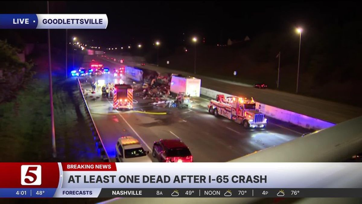 One person is dead after tractor trailer crash on I-65 Northbound in ...