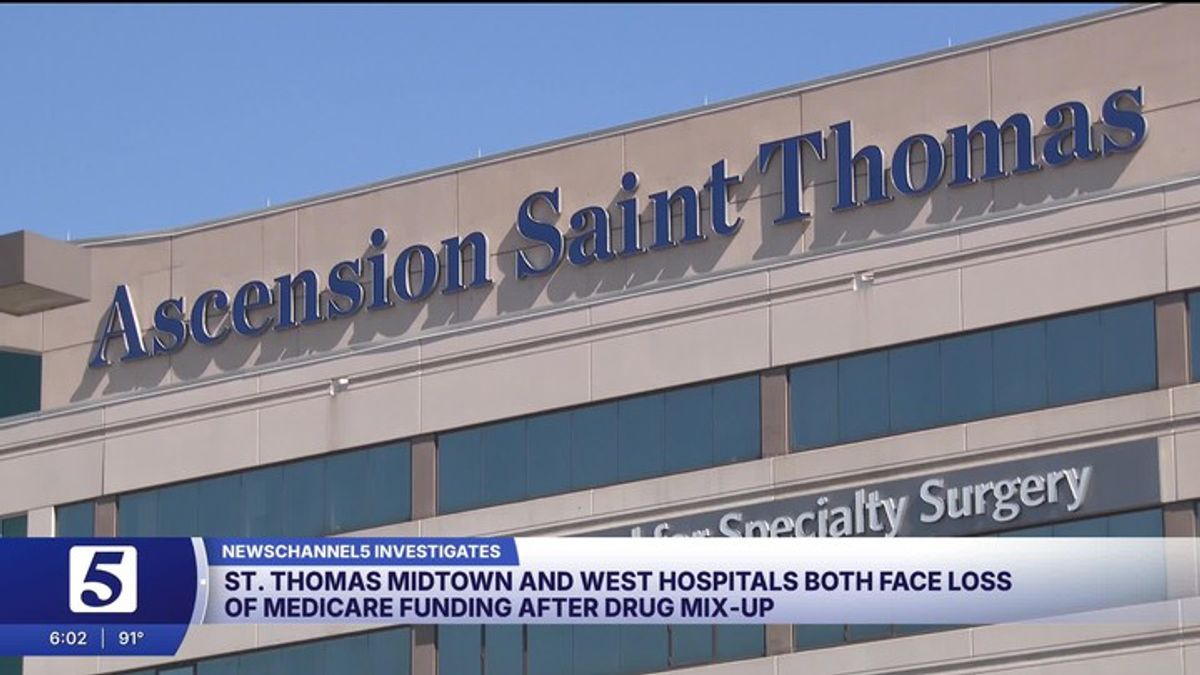 Both Saint Thomas hospitals face loss of Medicare funding after drug ...