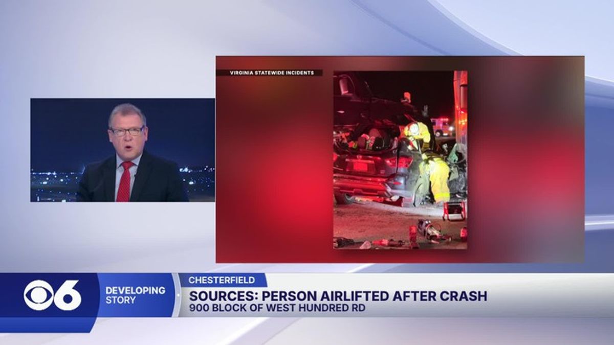 Person airlifted after crash involving truck hauling vehicles in ...