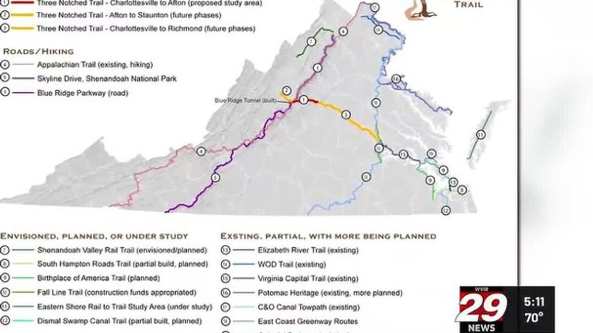 Plans advance for 24-mile Three Notched Trail | Haystack News