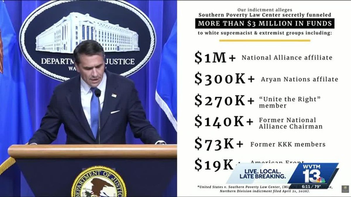 Southern Poverty Law Center indicted on federal fraud charges related ...