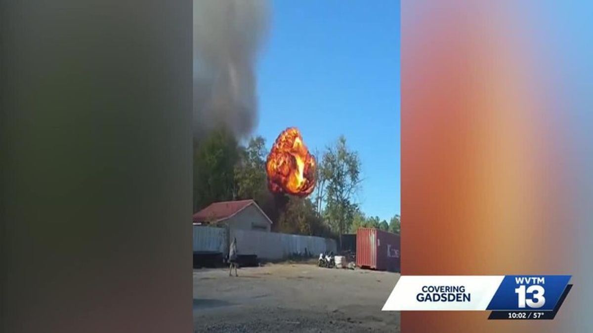‘We definitely felt it’: Witnesses catch massive Gadsden fire on camera ...