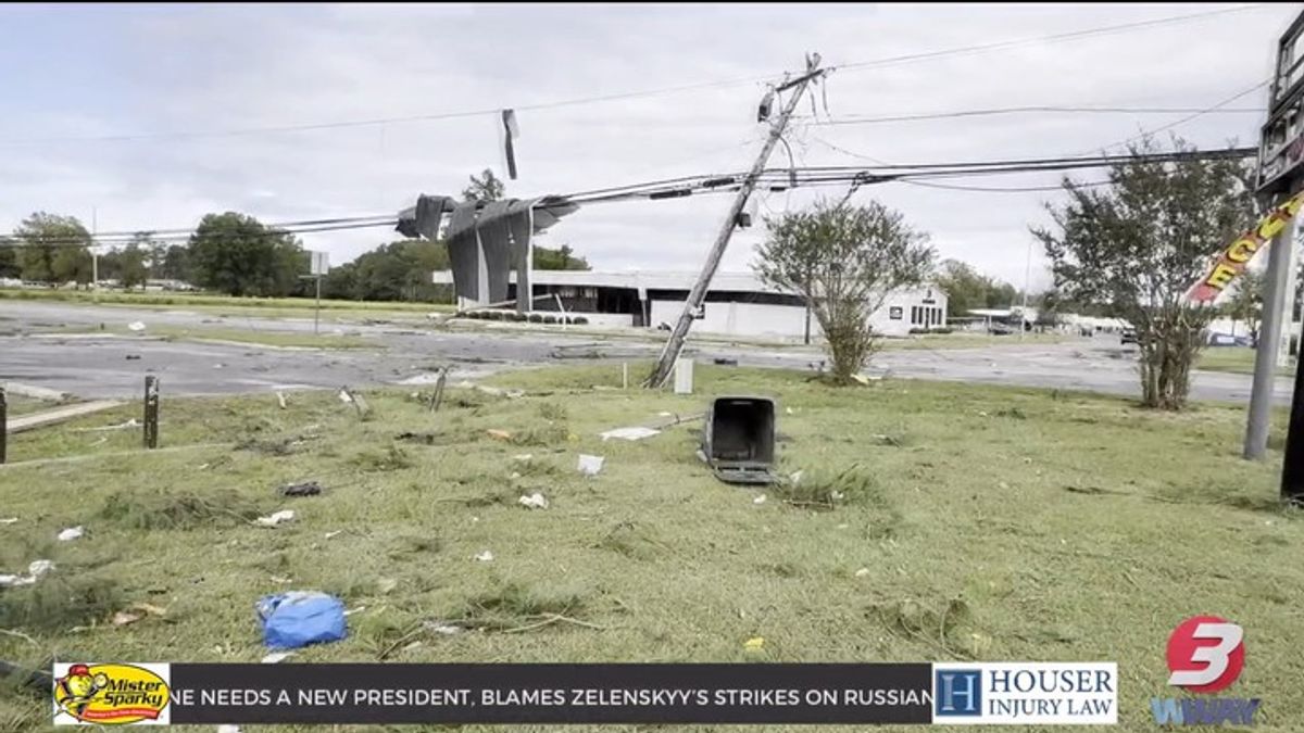 Tornado leaves trail of destruction in Wallace, severe weather damages ...