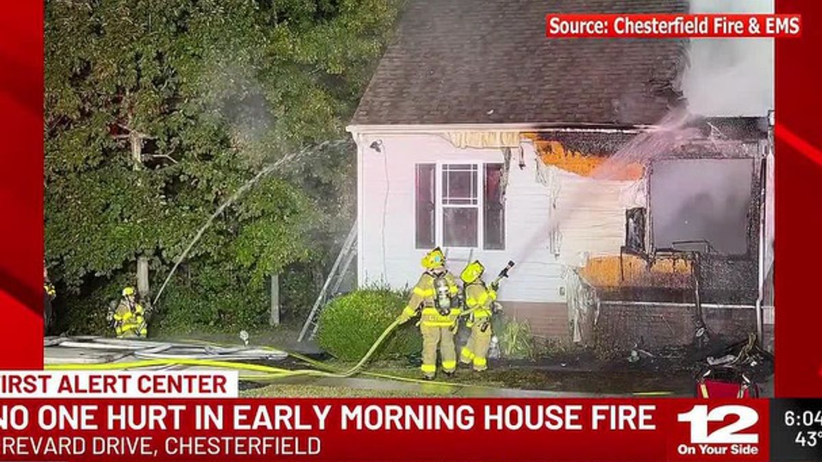 No injuries following Chesterfield house fire | Haystack News