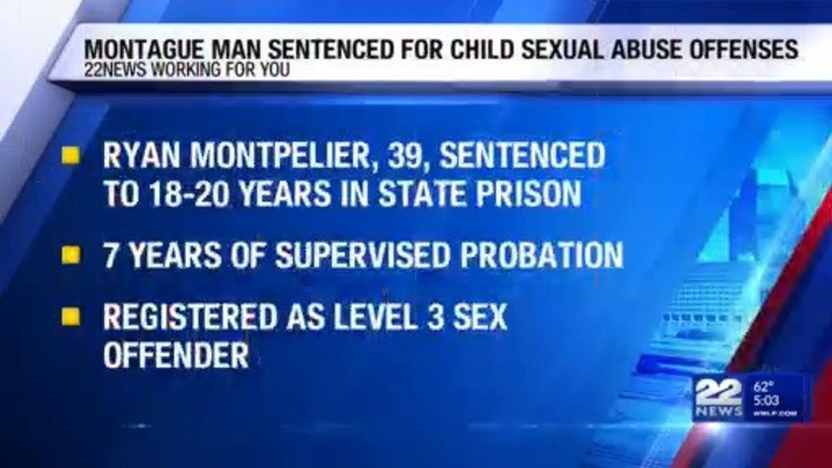 Montague man sentenced to state prison for child sexual abuse ...