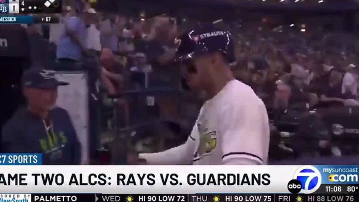 Rays even up ALCS with Guardians after a 3-1 win on Tuesday night at ...
