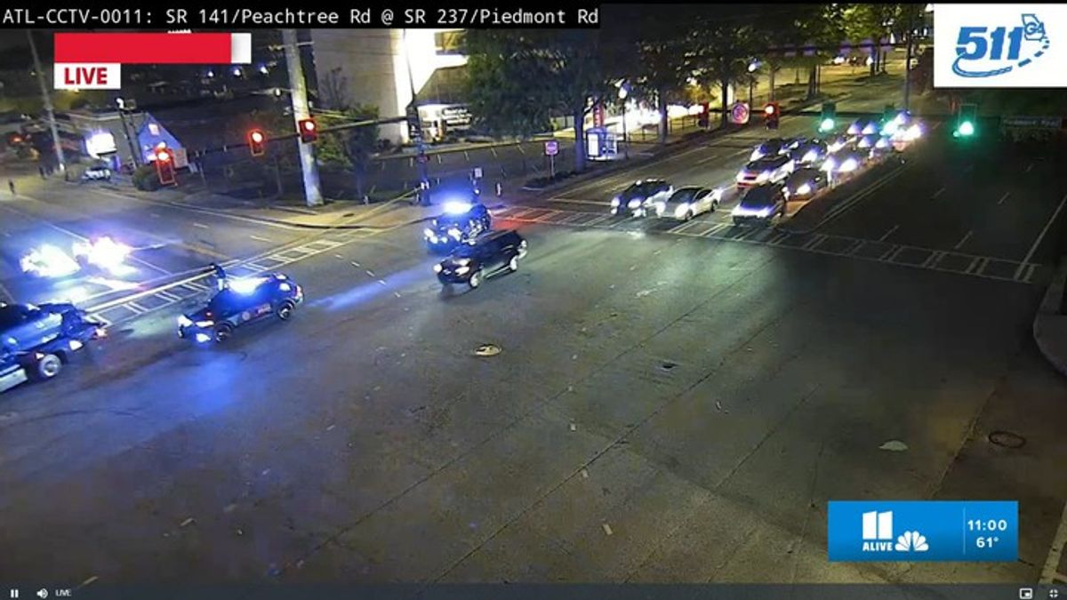Driver flees traffic stop in Buckhead, crashes in busy intersection ...