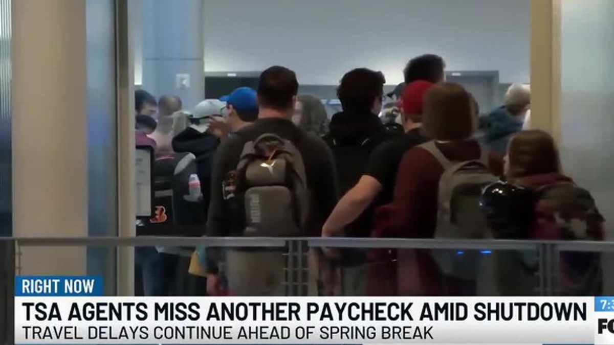 Travel delays continue as TSA agents miss another paycheck amid ...