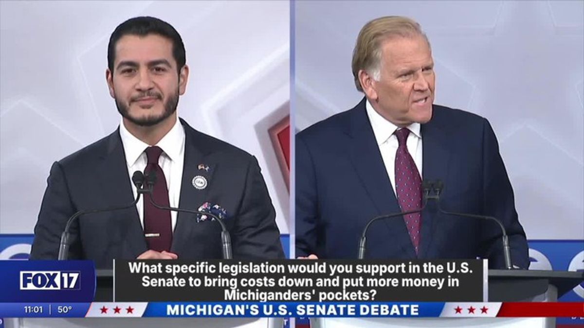 FOX 17's Josh Berry, Sam Landstra break down the Michigan Senate debate ...