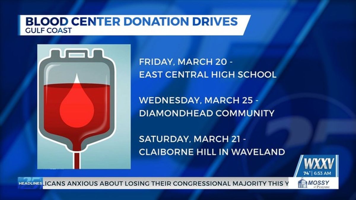 The Blood Center holding blood drives | Haystack News