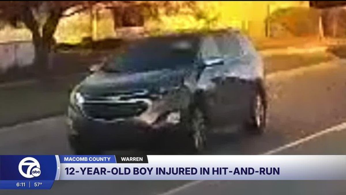 Police seek driver in Warren hit-and-run that severely injured boy ...