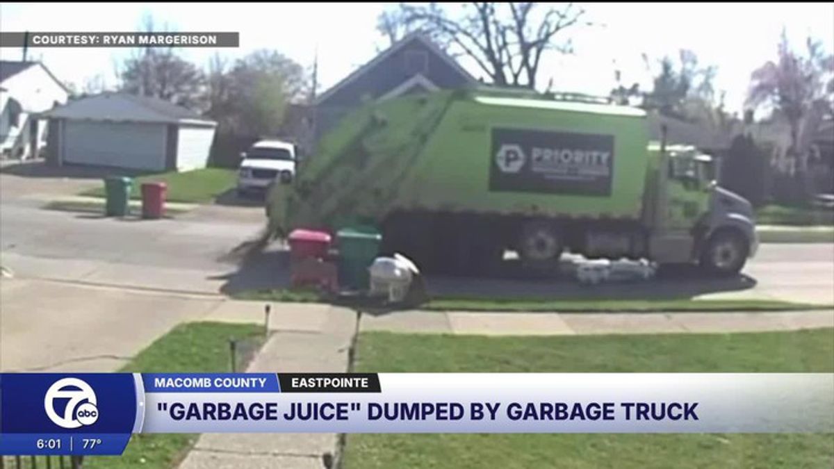 Priority Waste truck caught on video dumping 'garbage juice' in ...