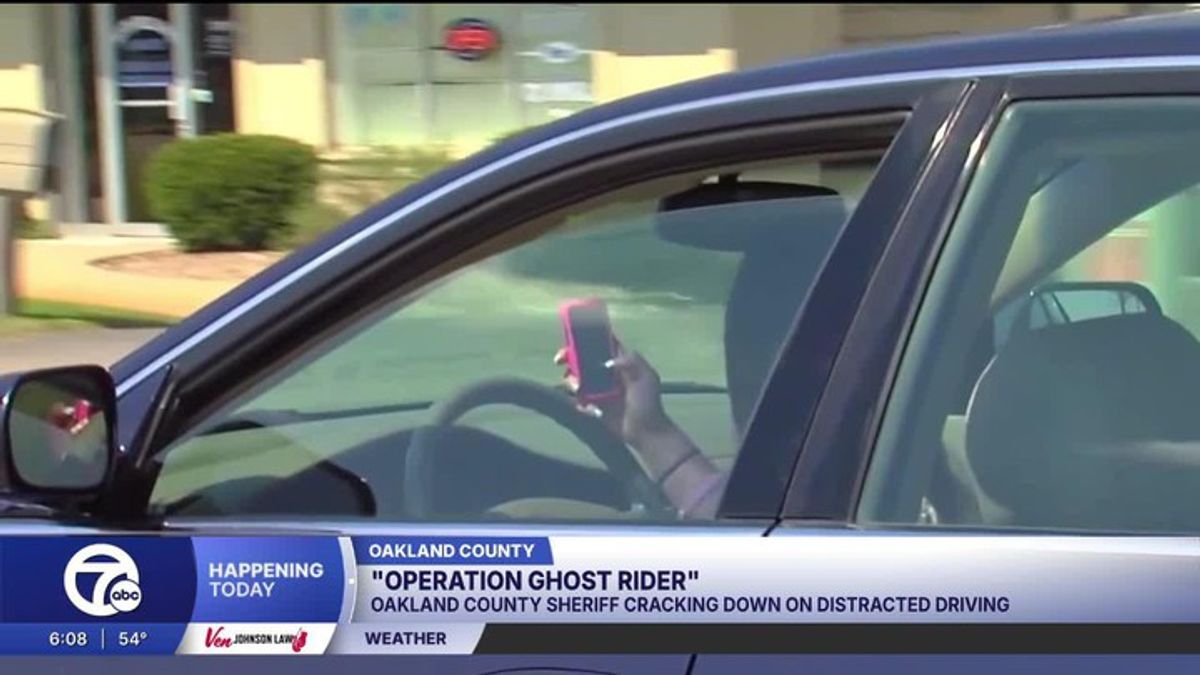 Operation Ghost Rider targeting distracted drivers in Oakland County ...