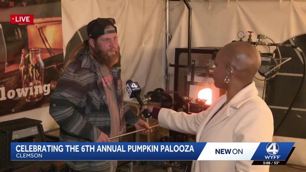 Clemson Glassblowing Classes Ahead of Pumpkin Palooza | Haystack News